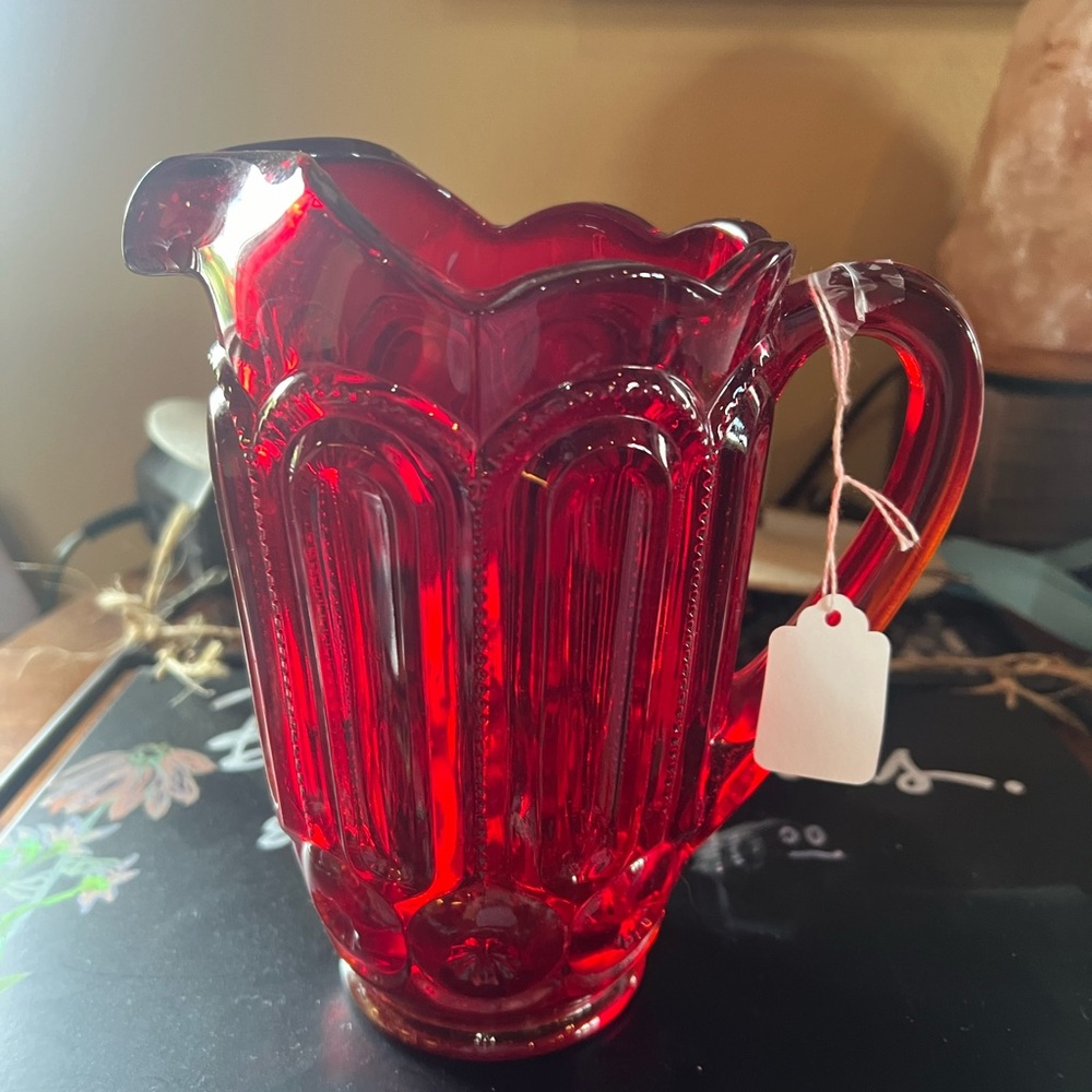 Rare 🌙 & ✨ LE Smith & Star Amberina 40 oz pitcher - Picture 2 of 5